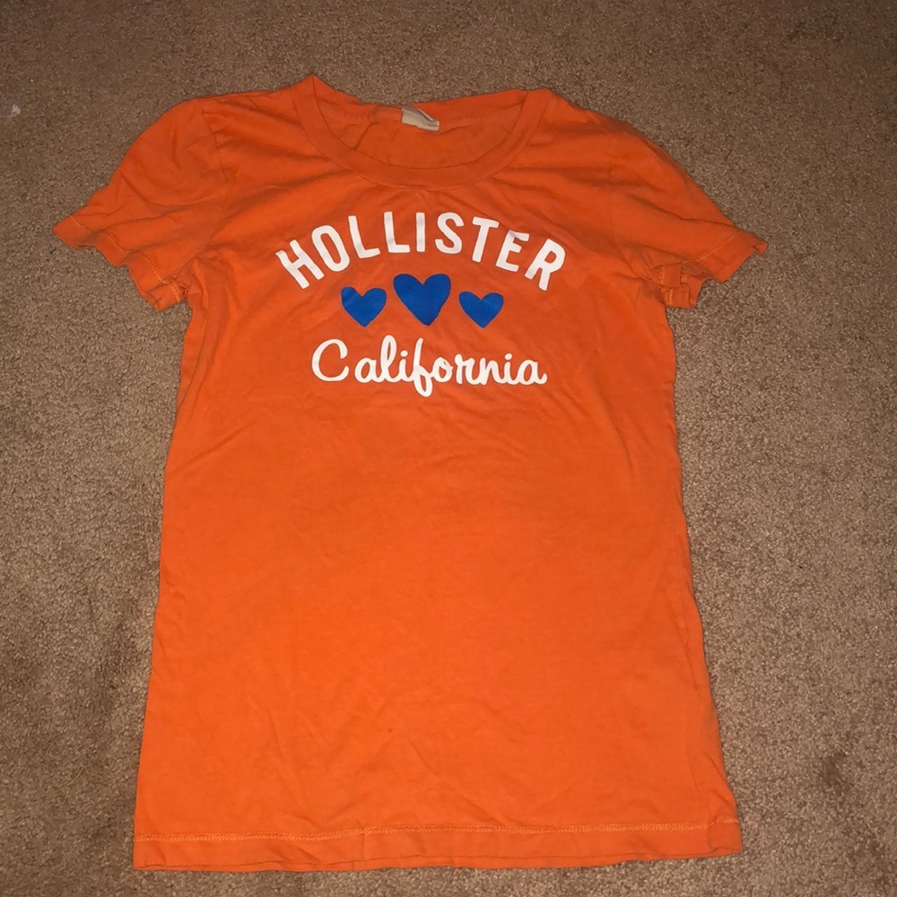 Orange Hollister T-shirt